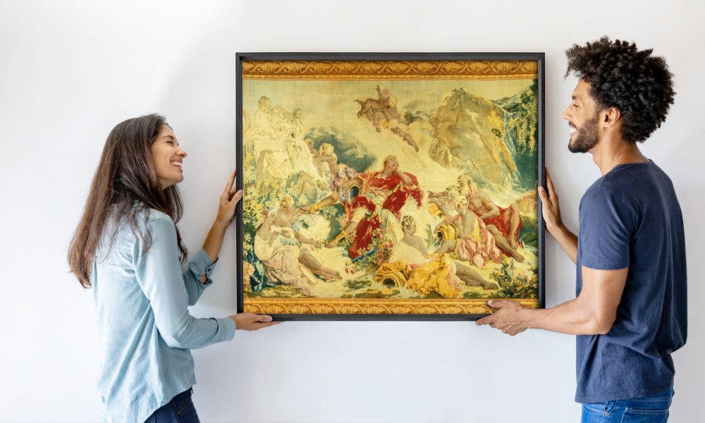 design and cartoon by François Boucher; woven under the direction of Jean Baptiste Oudry and Nicolas Besnier at