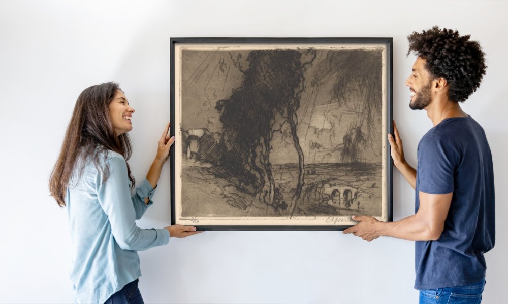 Adriaan J. van 't Hoff (signed by artist)