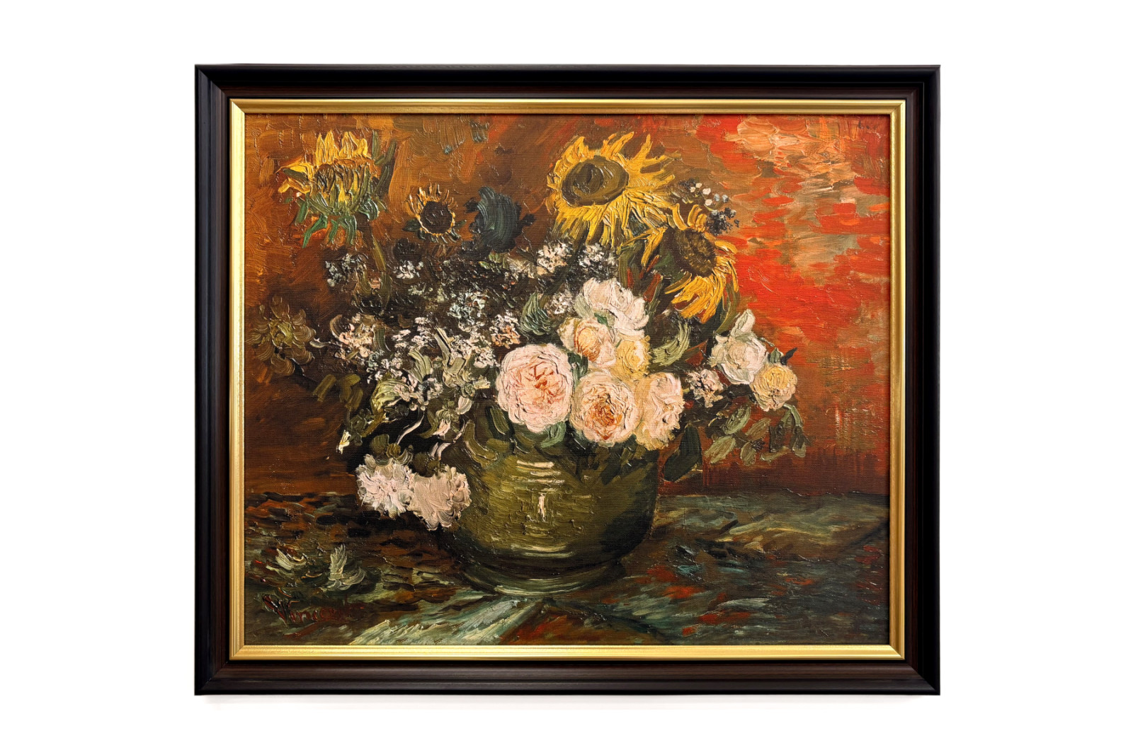 Roses and Sunflowers - Vincent van Gogh