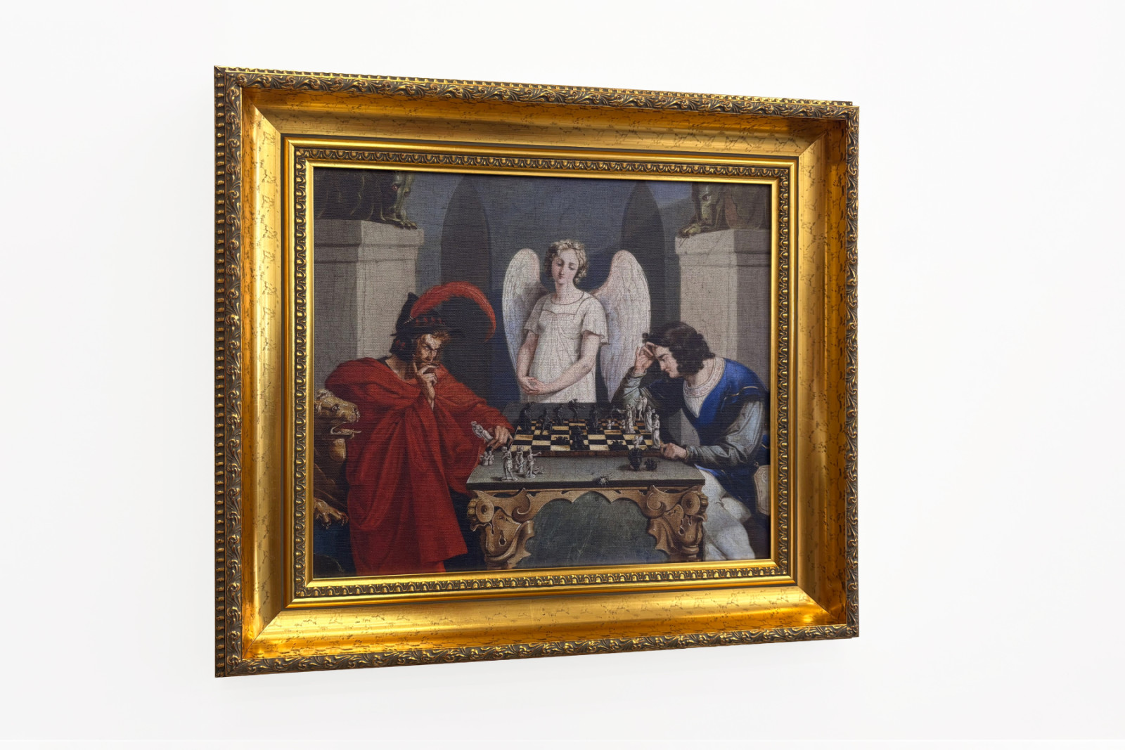 Faust and Mephisto Playing Chess - Unbekannt Unbekannt