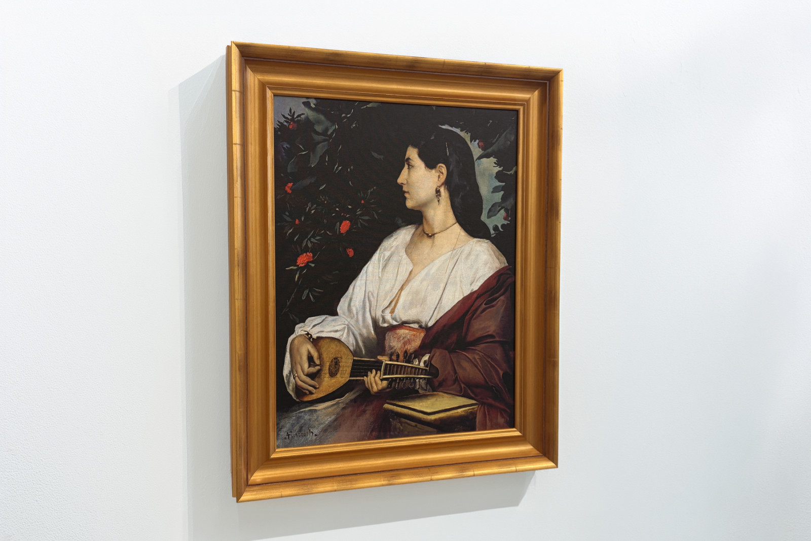 The Mandolin Player, 1865 - Anselm Feuerbach