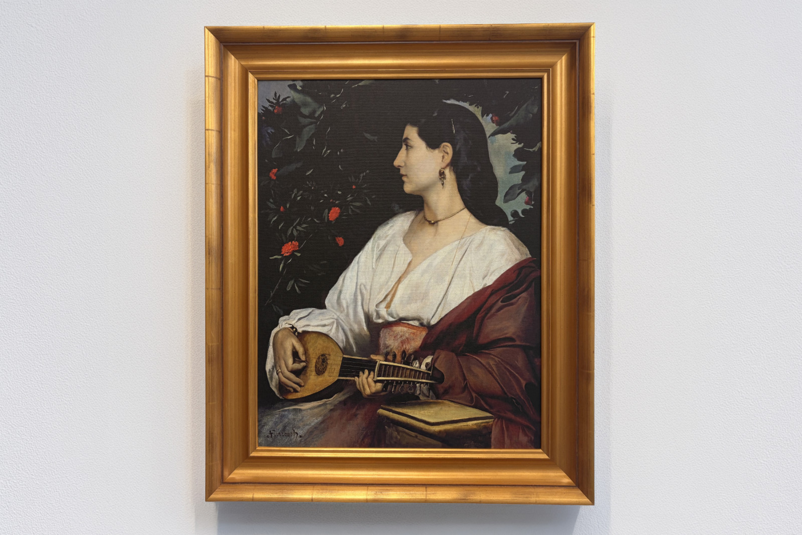 The Mandolin Player, 1865 - Anselm Feuerbach