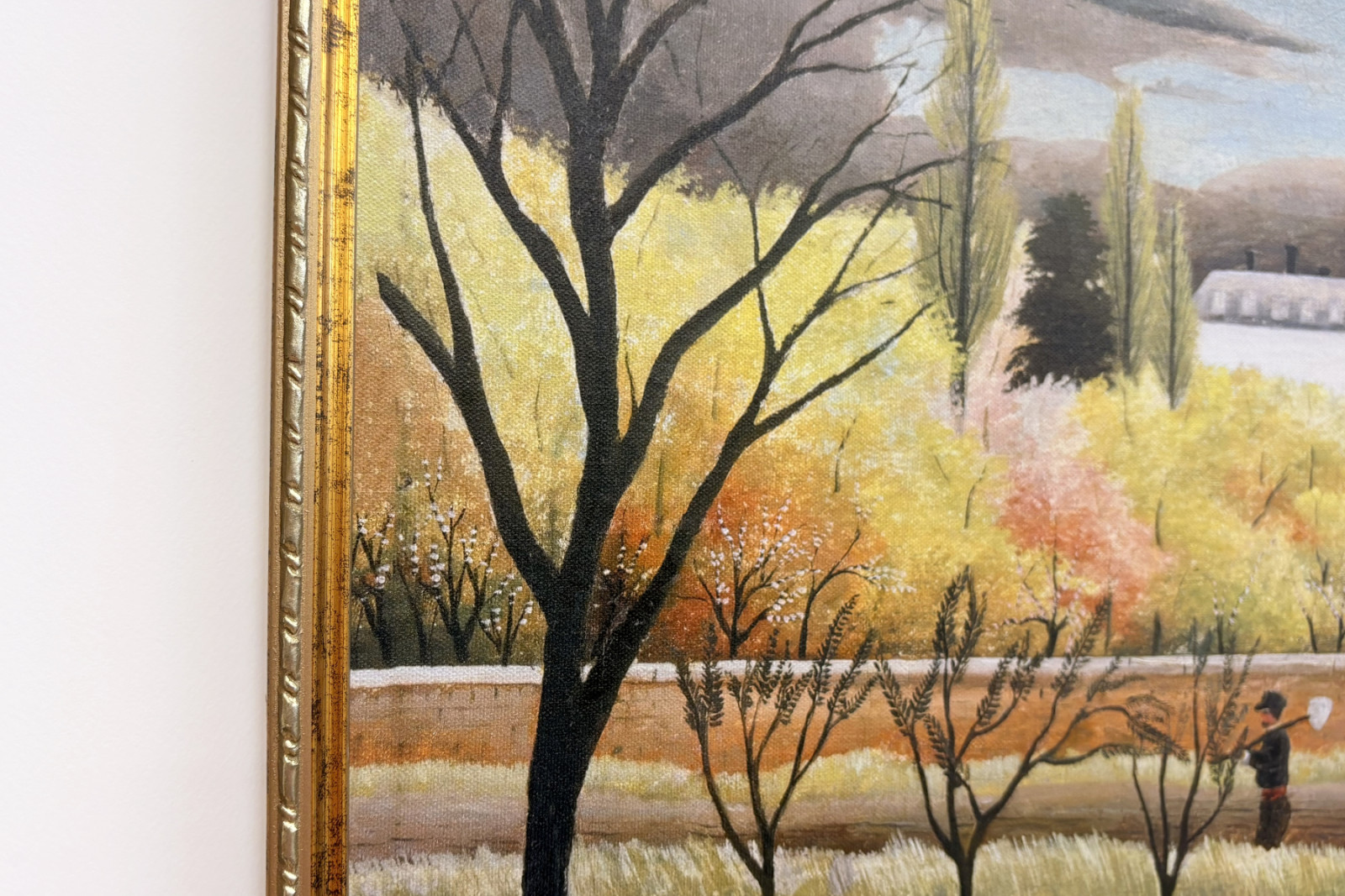 Landscape with Peasant - Henri Rousseau