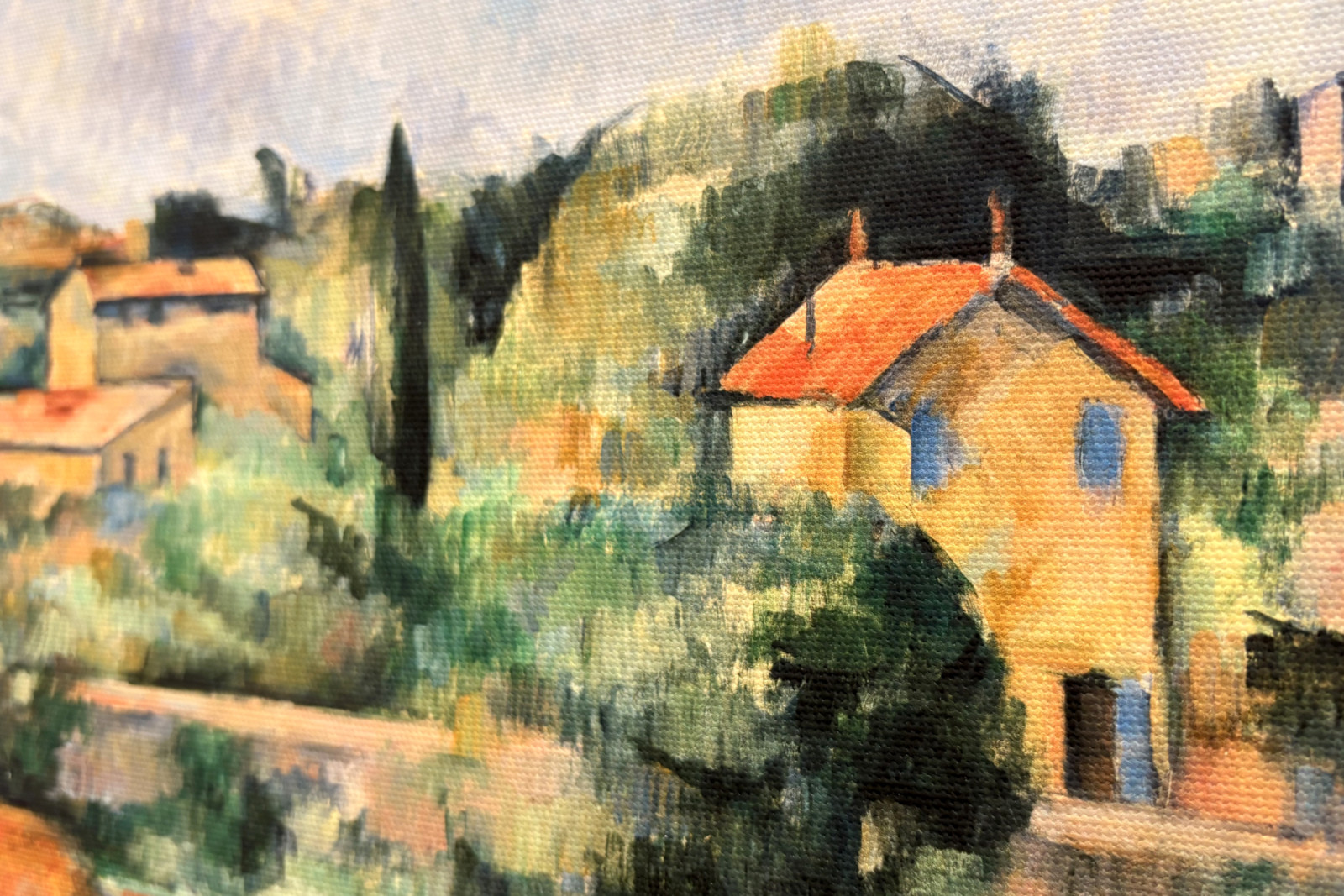 The Bellevue Plain / The Red Earth - Paul Cézanne