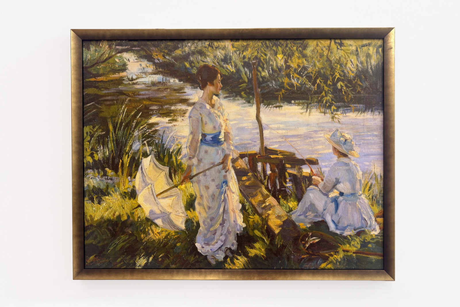 Fishing, Book Plate - Wilfred Gabriel de Glehn