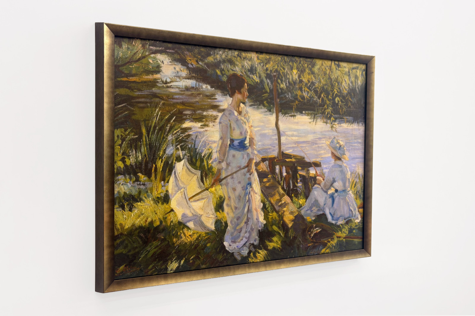 Fishing, Book Plate - Wilfred Gabriel de Glehn