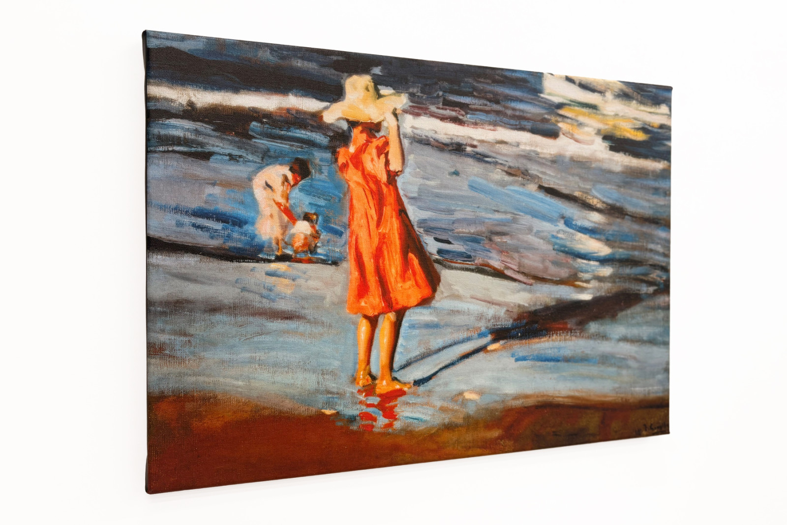 Children on the Beach, Painting by Joaquín Sorolla (1863-1923). 1900 - Joaquín Sorolla