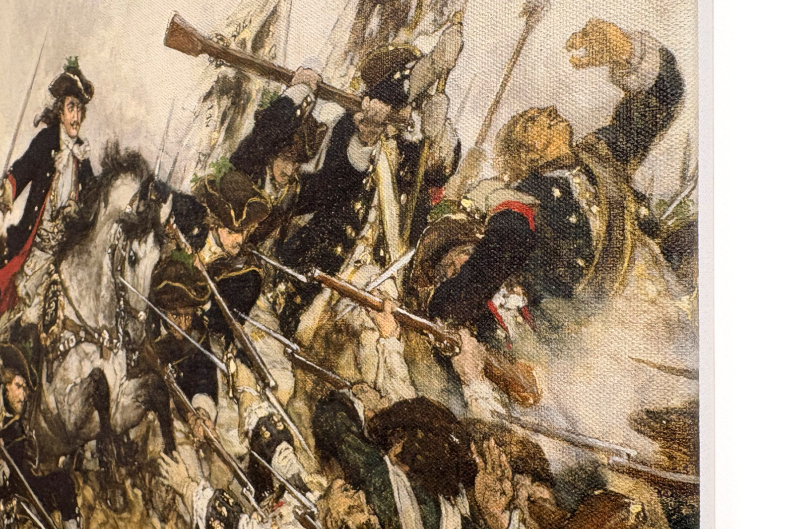 The Old Dessauer in the Battle of Turin - Hermann Joseph Wilhelm Knackfuss
