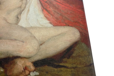 Male Nude, with Arms Up-Stretched