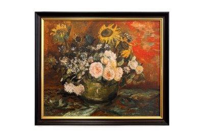 Roses and Sunflowers