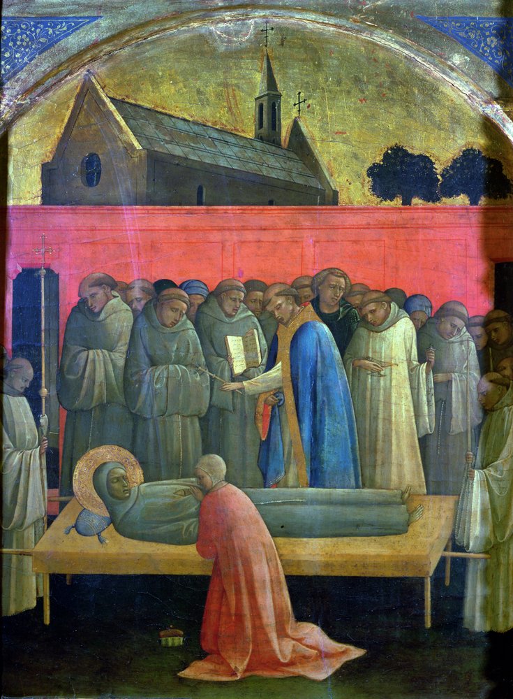 The Death of St. Francis by (c.1370-1425) Lorenzo Monaco