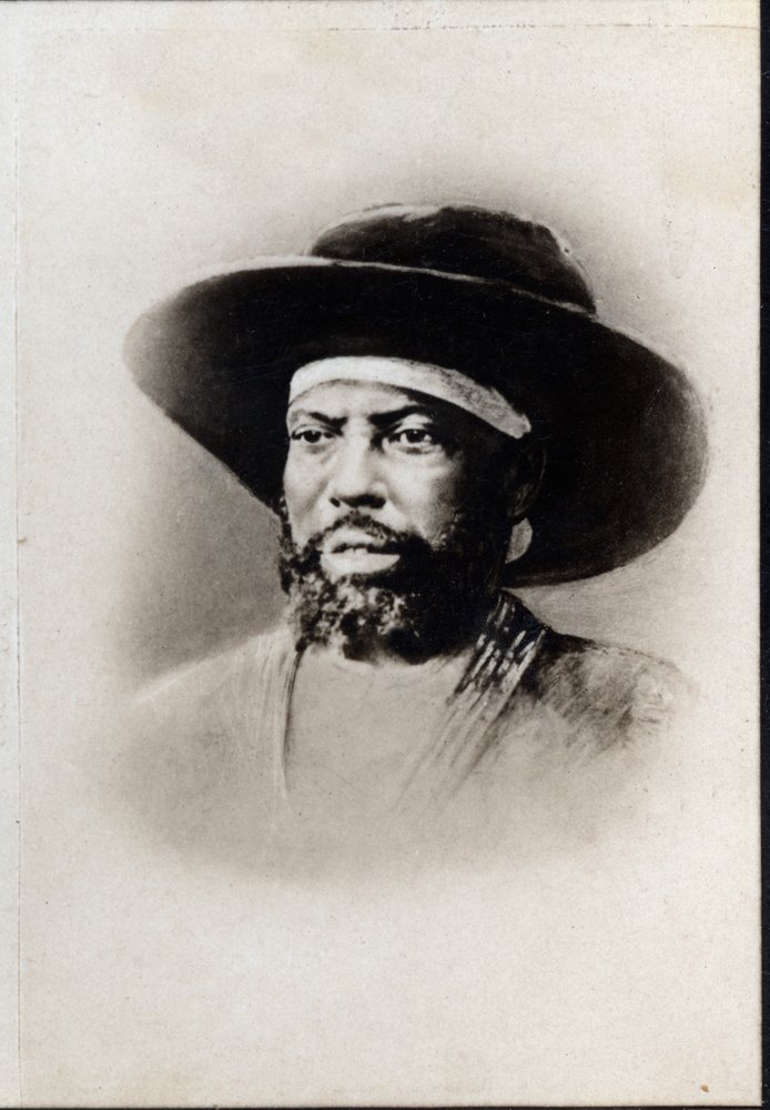 Portrait of Menelik II, Emperor of Ethiopia