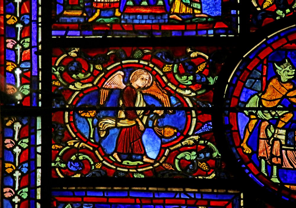 Scene from the Life of St. Martin, Chartres Cathedral by French School