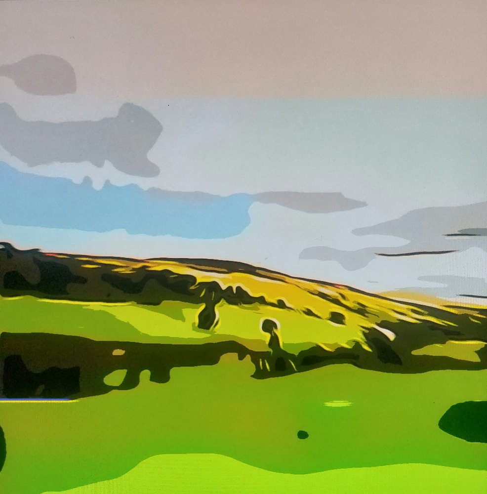 Digital Landscape 01 by M. Vet
