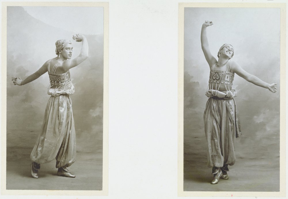 Portrait of Vaslav Fomich Nijinsky (1889-1950) in the role of the Black Slave from 