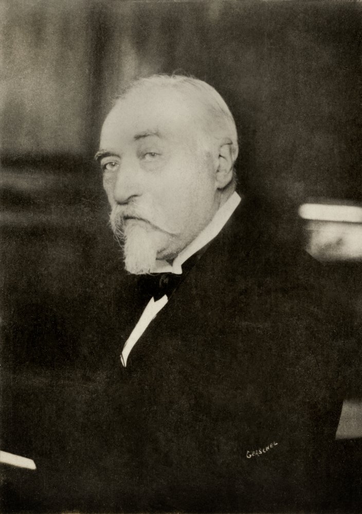 Portrait of Emile Combes by Aaron Gerschel: Fine art print