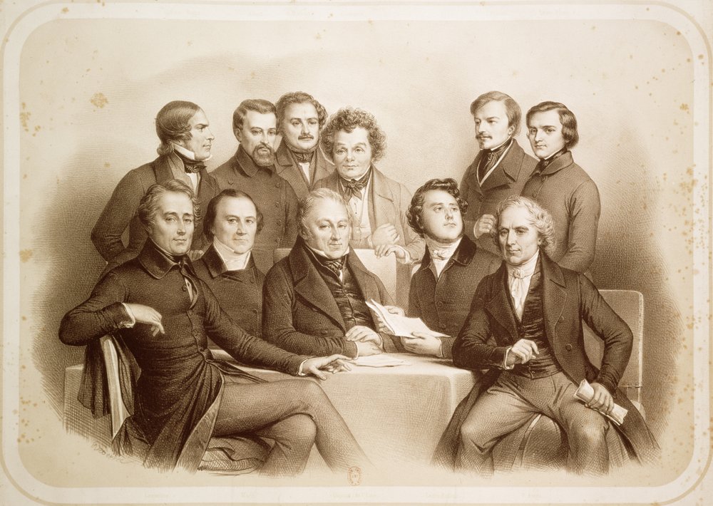 The Provisional Government of 24th February 1848 by Achille Devéria