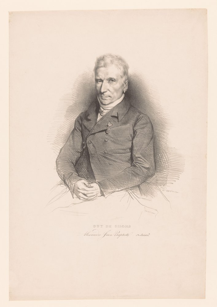 Portrait of Alexandre-Jean-Baptiste-Guy de Gisors by Achille Devéria