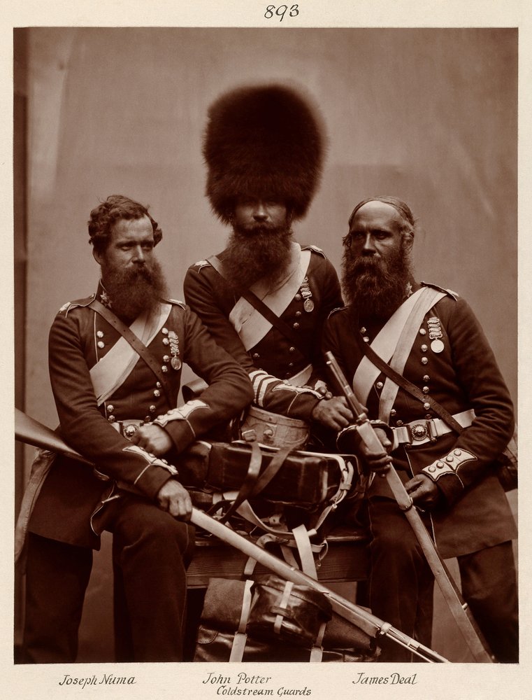 Heroes of the Crimean War - Joseph Numa, John Potter, and James Deal of the Coldstream Guards by Adam Cuerden