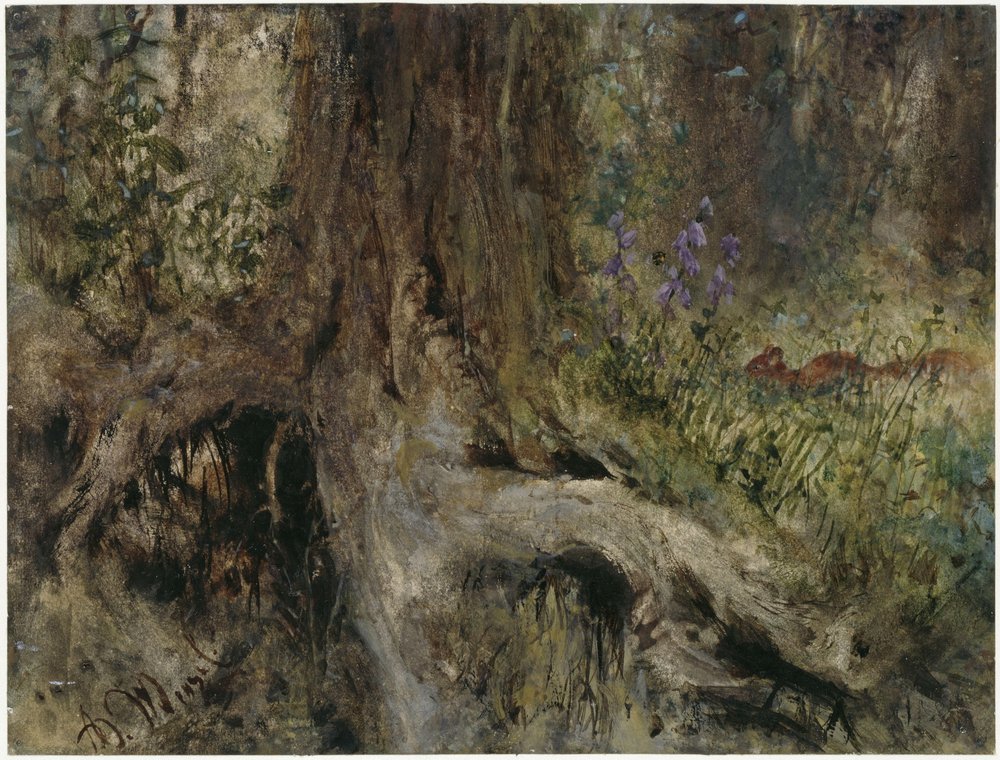 Forest Floor with Squirrel. From the „Children