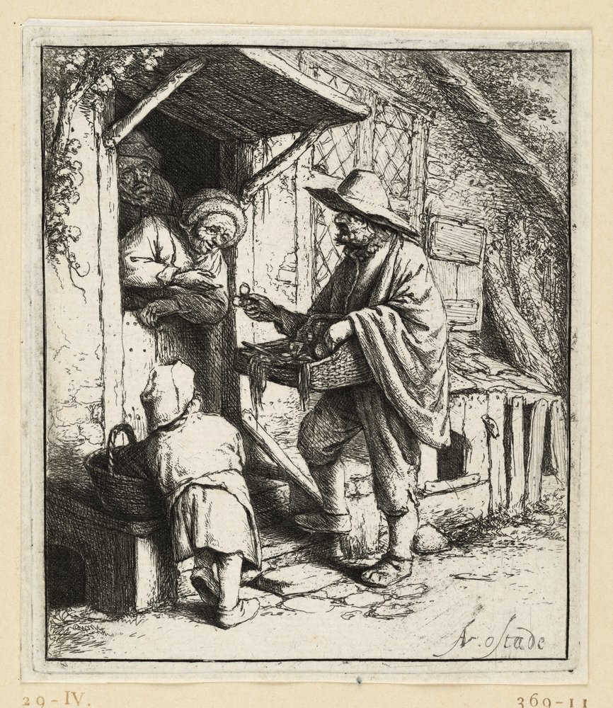 The Spectacle Seller by Adriaen van Ostade