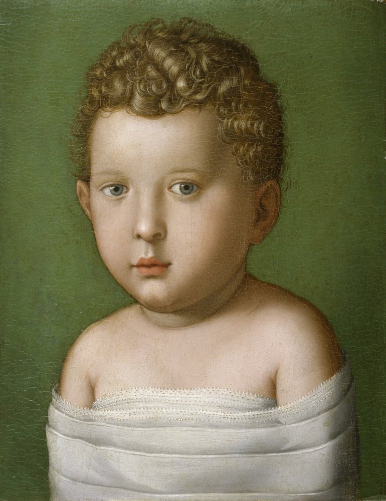 Portrait of a Baby Boy, 1540-49 by Agnolo Bronzino