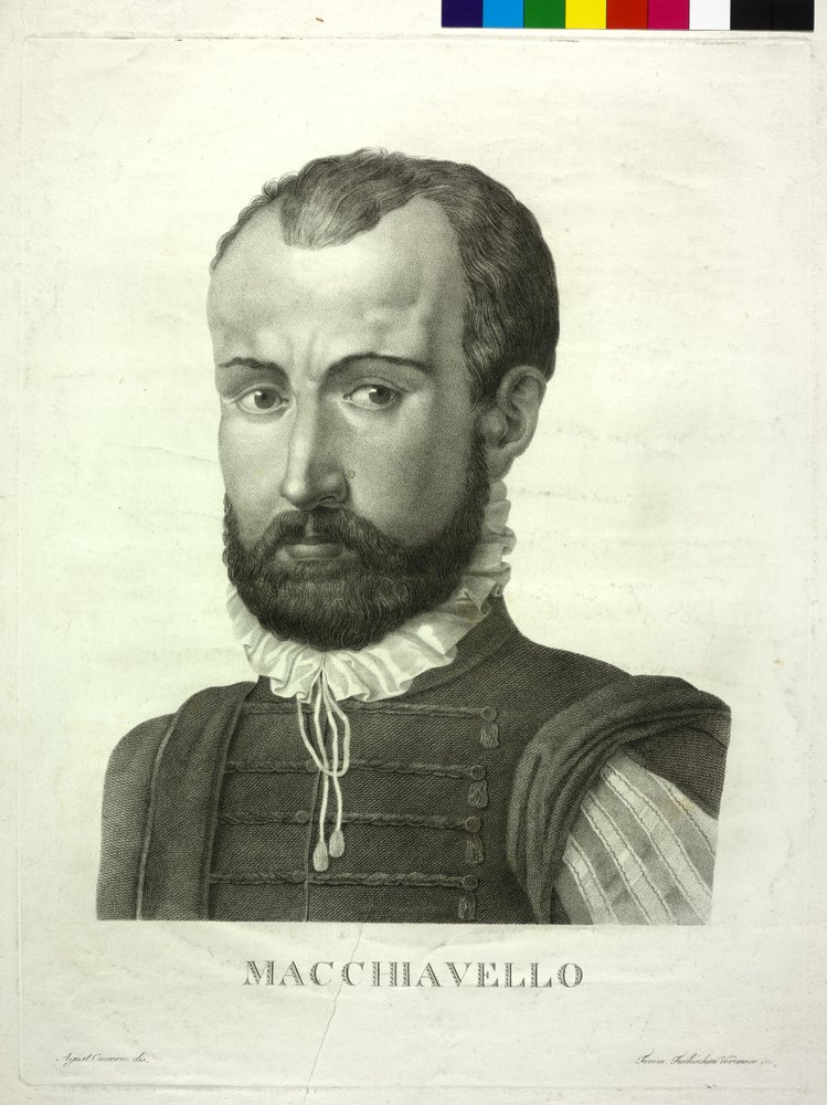 Niccolo Machiavelli by Agostino Comerio