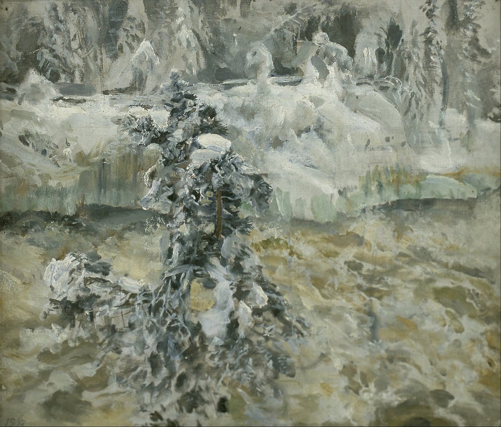 Imatra in Wintertime by Akseli Gallen-Kallela
