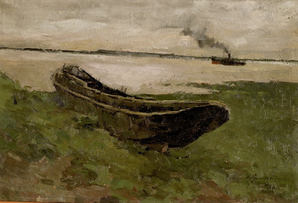 The Scheldt at Doel by Albert Baertsoen