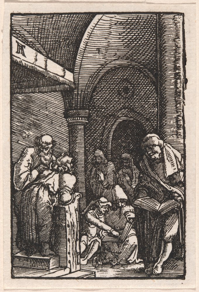 Christ Disputing with the Doctors by Albrecht Altdorfer