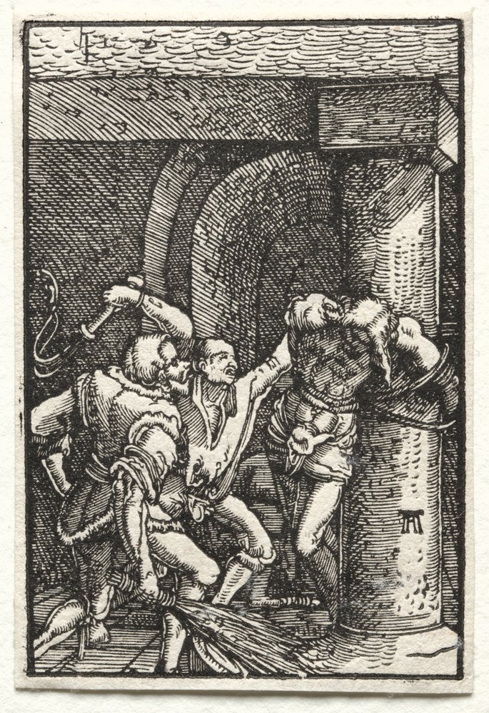 The Fall and Redemption of Man: Flagellation of Christ, c. 1515 by Albrecht Altdorfer