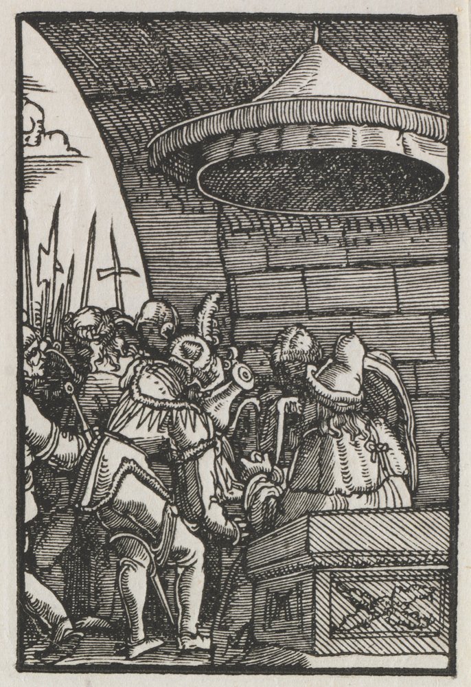 The Fall and Redemption of Man: Pilate Washing his Hands by Albrecht Altdorfer