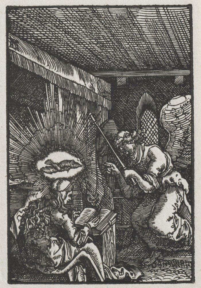 The Fall and Redemption of Man: The Annunciation by Albrecht Altdorfer