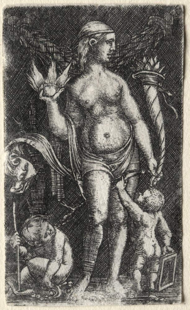 Venus between Two Cupids by Albrecht Altdorfer