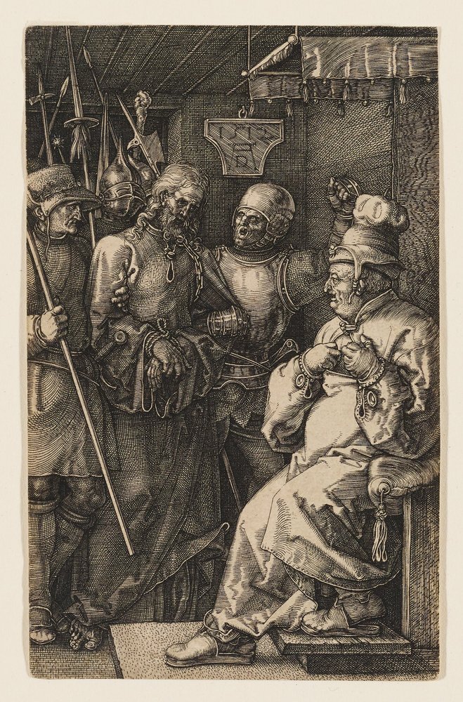 Christ Before Caiaphas by Albrecht Dürer