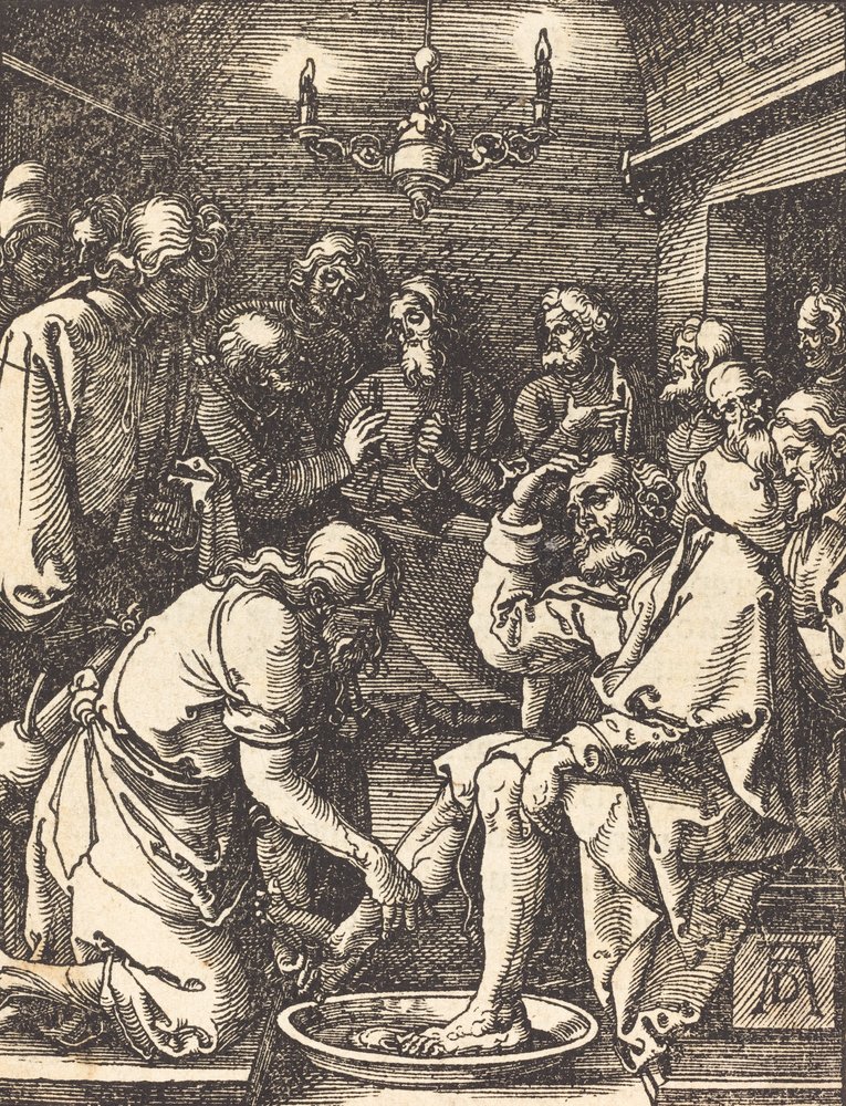 Christ Washing the Feet of the Disciples, 1509-1510 by Albrecht Dürer