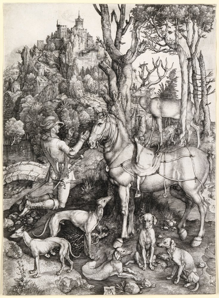 Saint Eustace by Albrecht Dürer