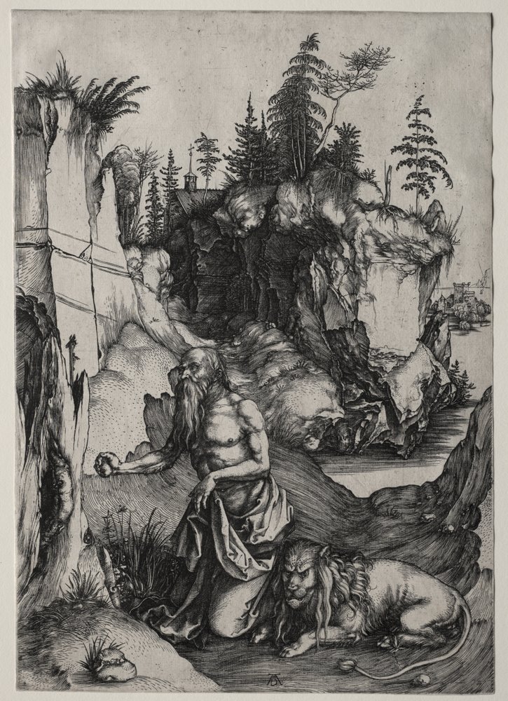 St. Jerome in Penitence by Albrecht Dürer