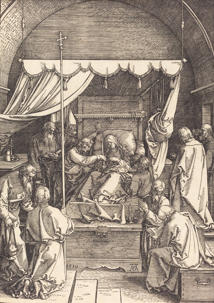 The Death of the Virgin by Albrecht Dürer