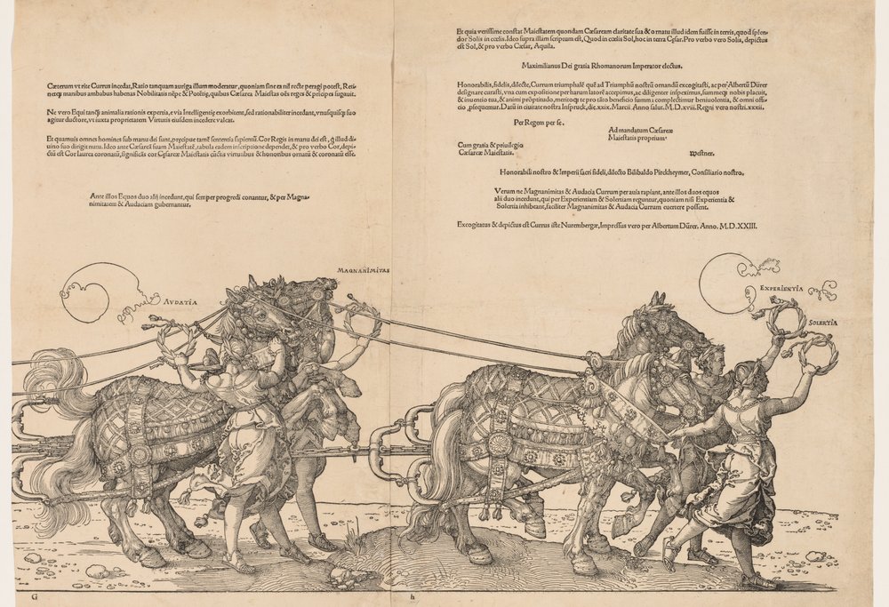 The Great Triumphal Car of Emperor Maximilian by Albrecht Dürer