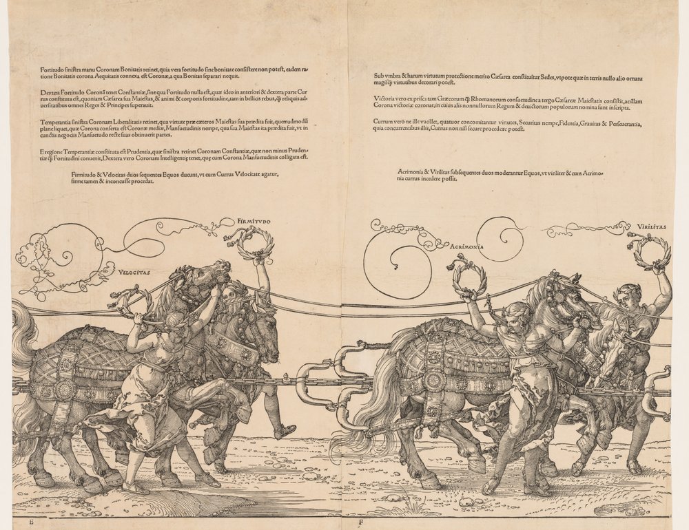 The Great Triumphal Car of Emperor Maximilian by Albrecht Dürer