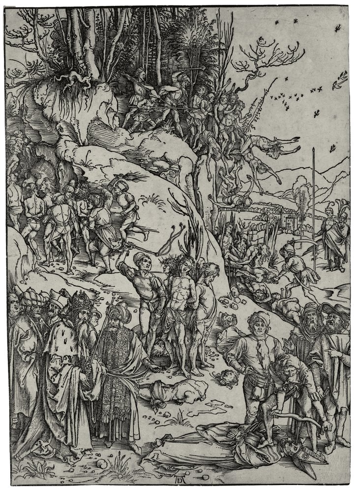 The Martyrdom of the Ten Thousand by Albrecht Dürer