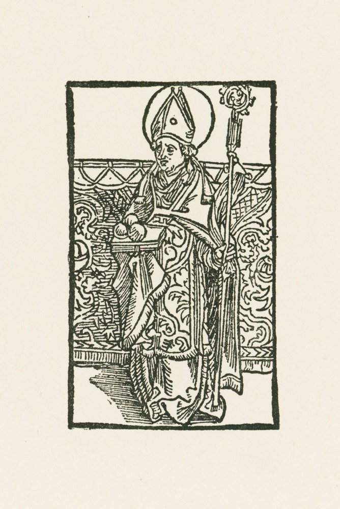 Saint Nicholas by Albrecht Dürer or Duerer