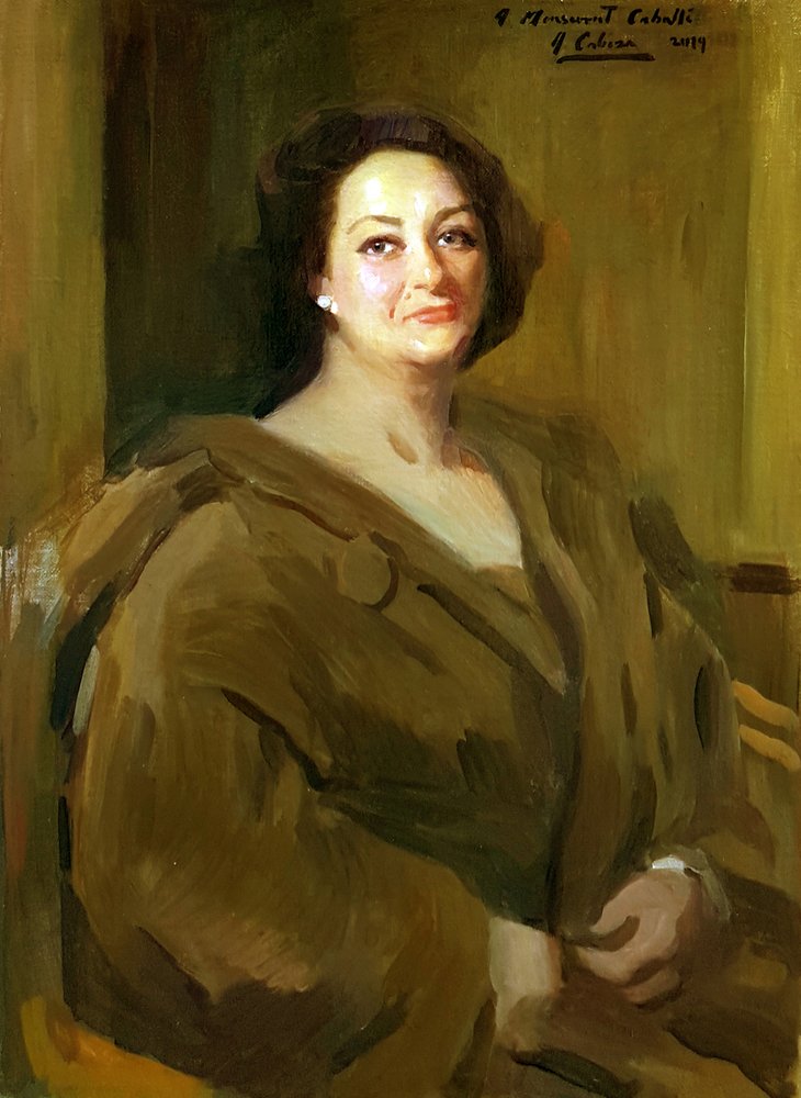 Montserrat Caballé by Alejandro Cabeza