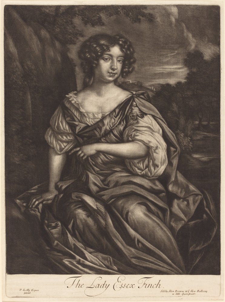 The Lady Essex Finch by Alexander Browne after Sir Peter Lely