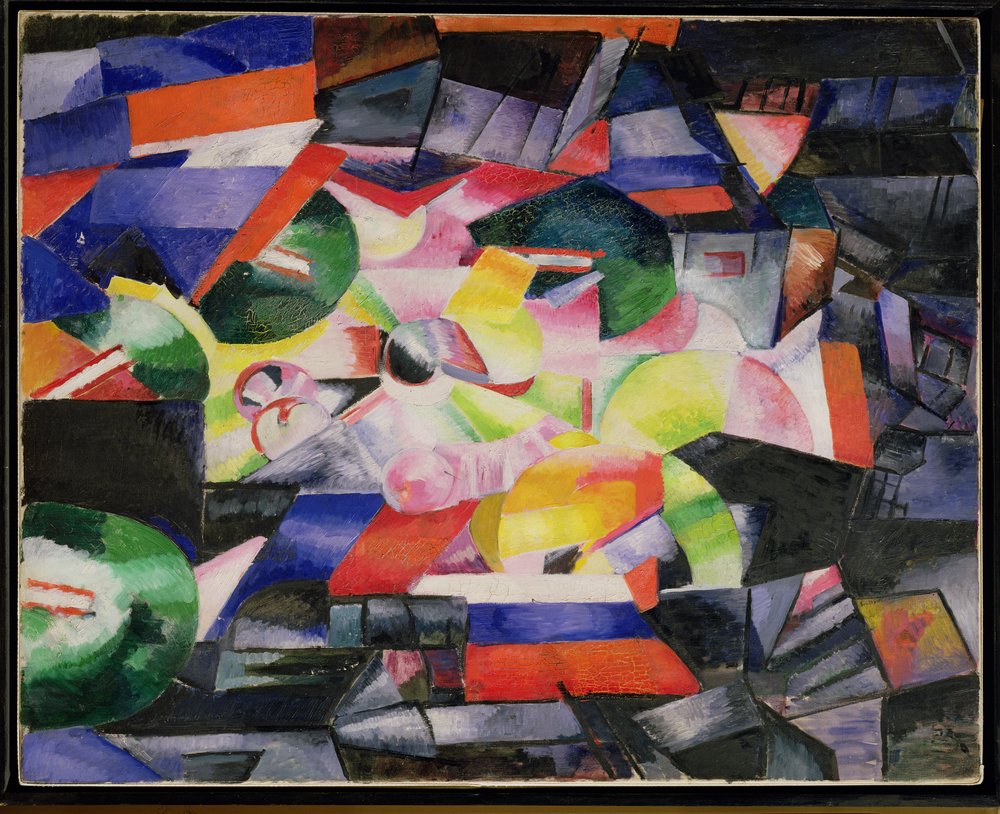 City in the Night by Alexandra Alexandrowna Exter