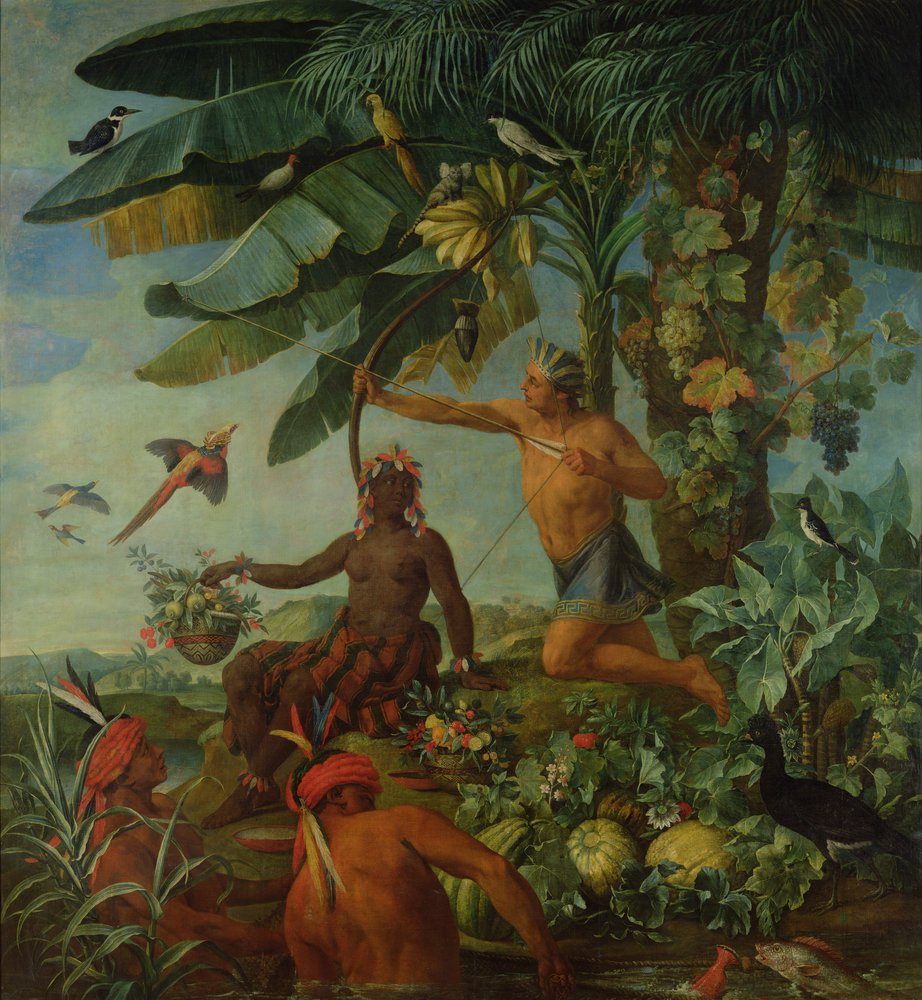 The Indian Hunter and Fisherman, 1741 by Alexandre-Francois Desportes