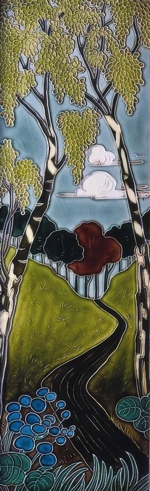 Modernist Enamel by Alexandre de Riquer: Fine art print