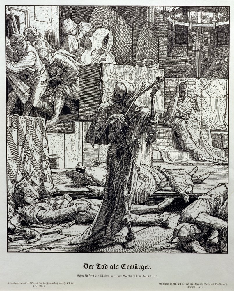 Death as Assassin, 1851 by Alfred Rethel