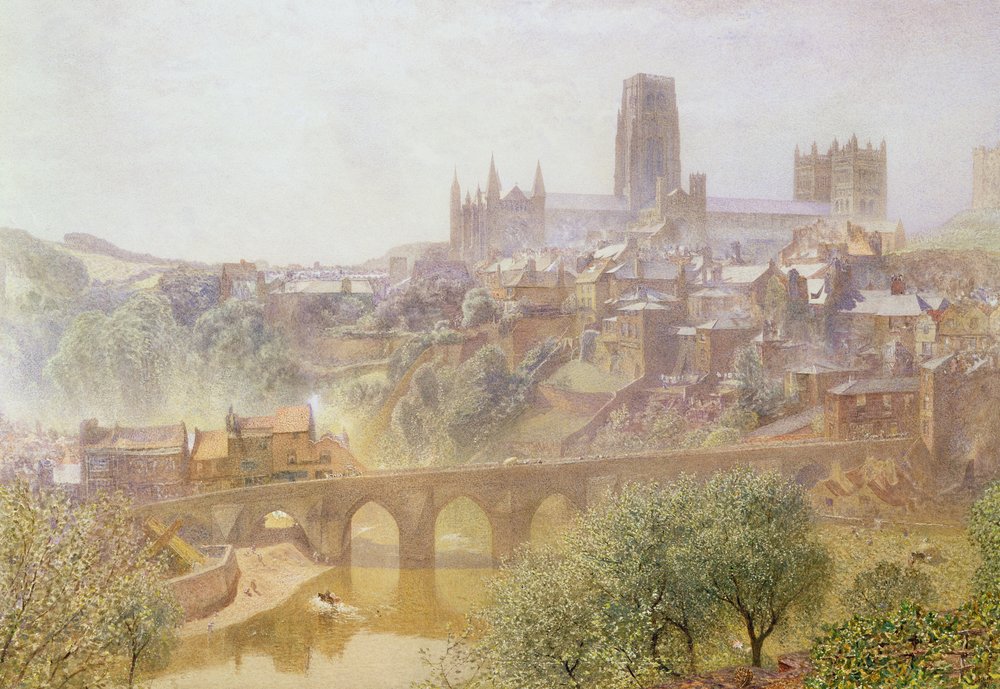 Elvet Bridge, Durham by Alfred William Hunt